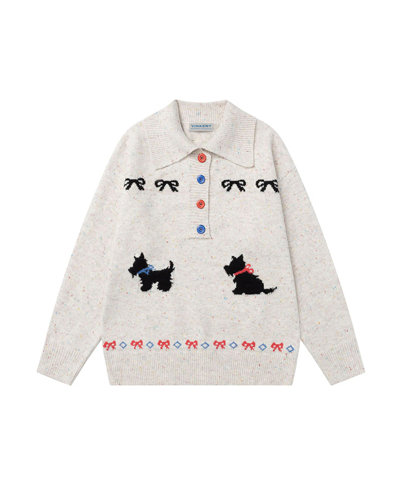 楽しいプルオーバーセーター