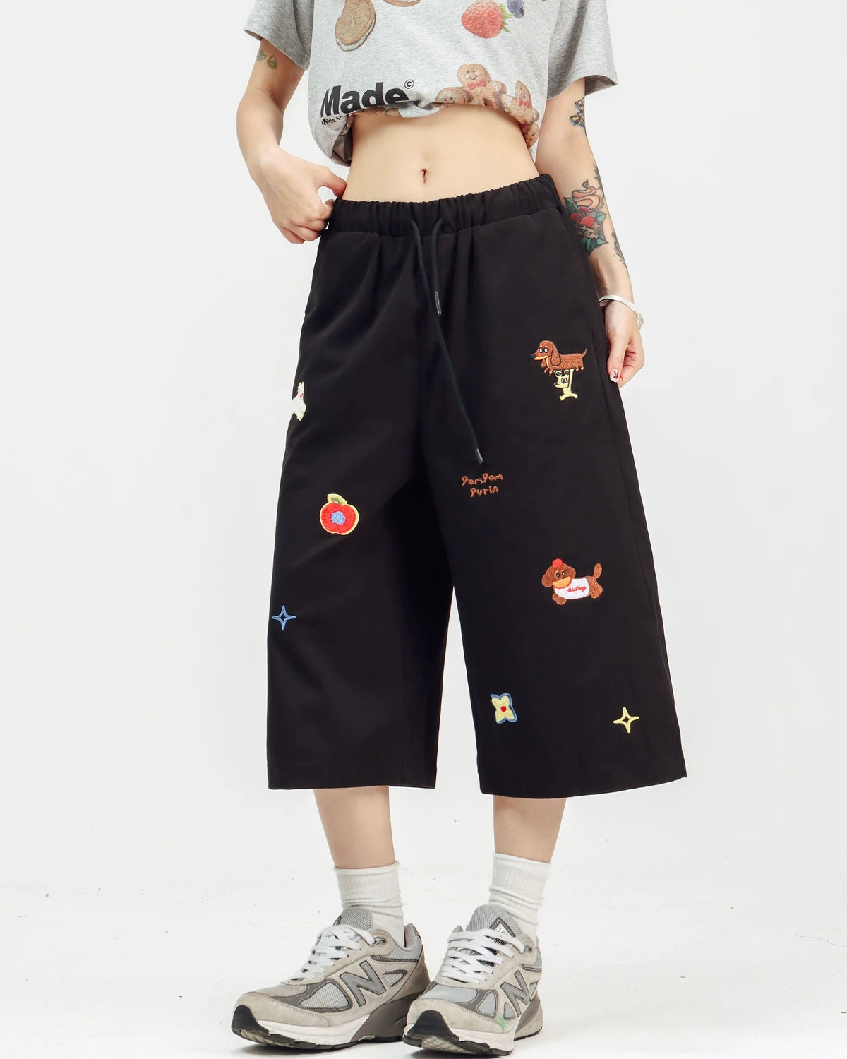 루즈한 캐주얼 반바지