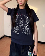 Cute puppy short sleeves