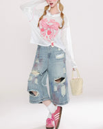 귀여운 심플한 디자인의 긴팔