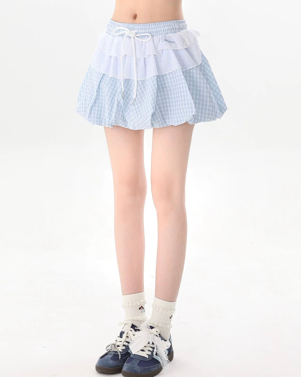 레트로 개성 스커트