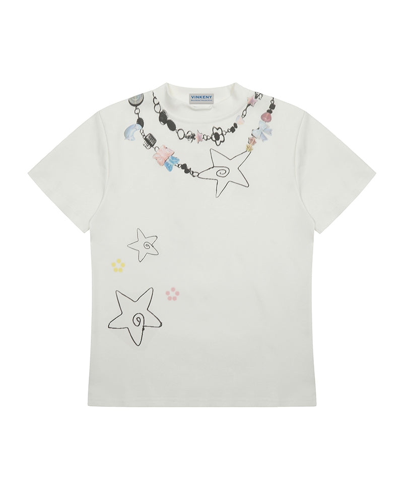 レトロなシンプルな半袖