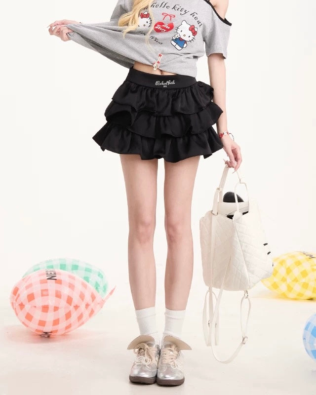 Simple design short skirt