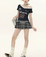 シンプルなデザインの半袖