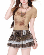 シンプルなスリムな半袖