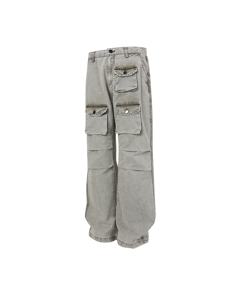 레트로 심플 스트레이트 진