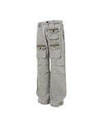 레트로 심플 스트레이트 진