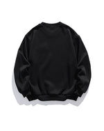 シンプルなクルーネックスウェットシャツ