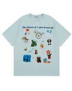 漫画のシンプルな半袖