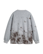 라운드넥 그래피티 스웨트셔츠