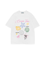 シェル刺繍の半袖