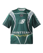 Letter motorcycle short sleeves