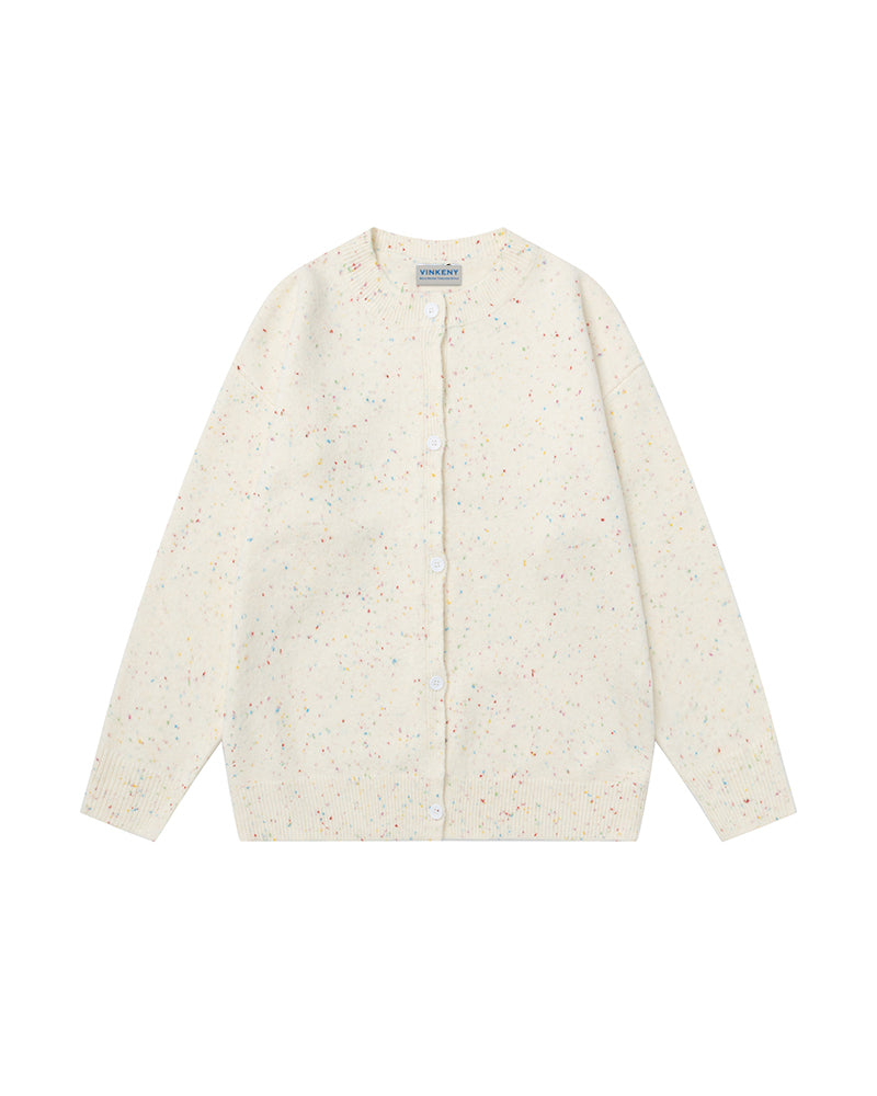 Simple loose cardigan sweater