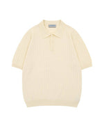 シンプルな高級ニット半袖