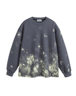 라운드넥 그래피티 스웨트셔츠