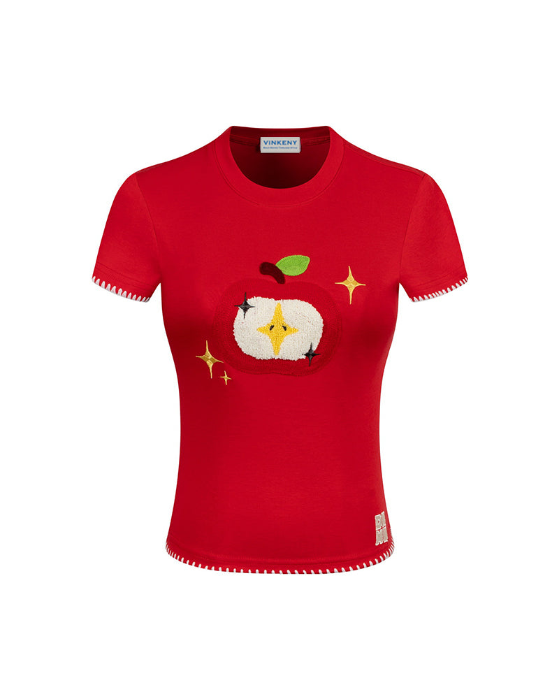 シンプルアップル半袖