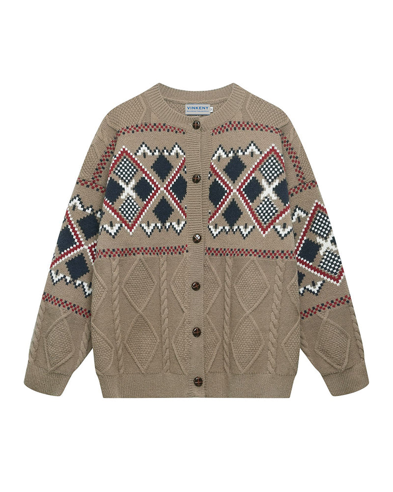 レトロなカップルセータージャケット