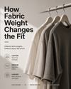 How Fabric Weight Changes the Fit