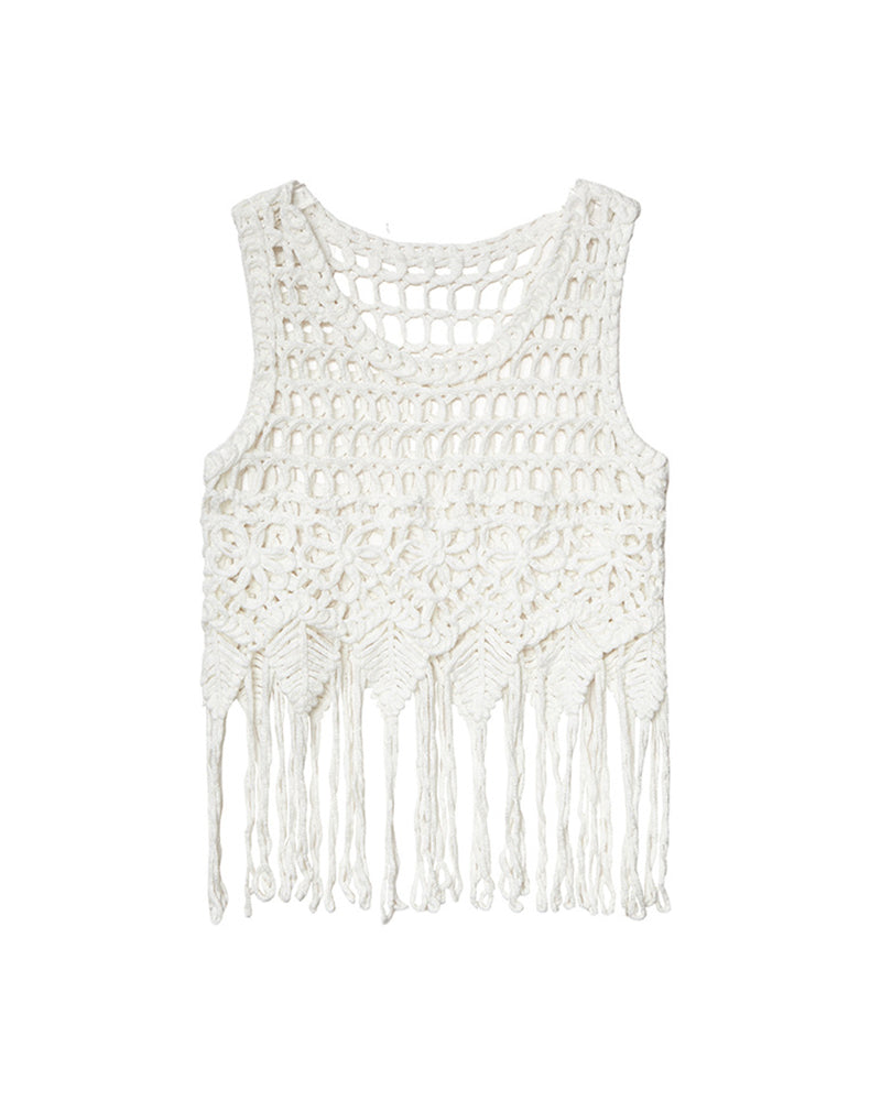 Hollow design vest