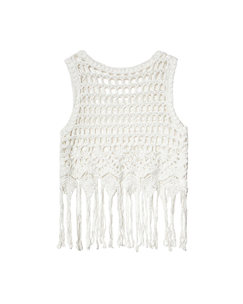 Hollow design vest