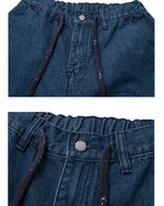 ベーシックなダブルポケットデニムショートパンツ