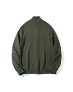 カジュアルなルーズニットジャケット