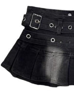 빈티지 리벳 데님 스커트