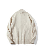 カジュアルレトロニットカーディガン