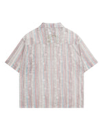 루즈하고 심플한 반팔 셔츠