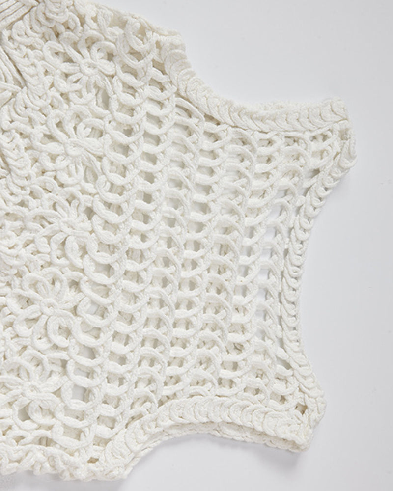 Hollow design vest