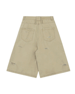 万能なウォッシュ加工デニムショートパンツ