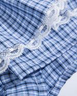 チェック柄ボウチュチュスカート