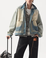 ヴィンテージウォッシュデニムジャケット