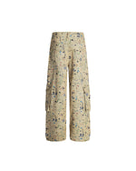 全面プリントのワークジーンズ