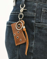 牛革ライターキーホルダー