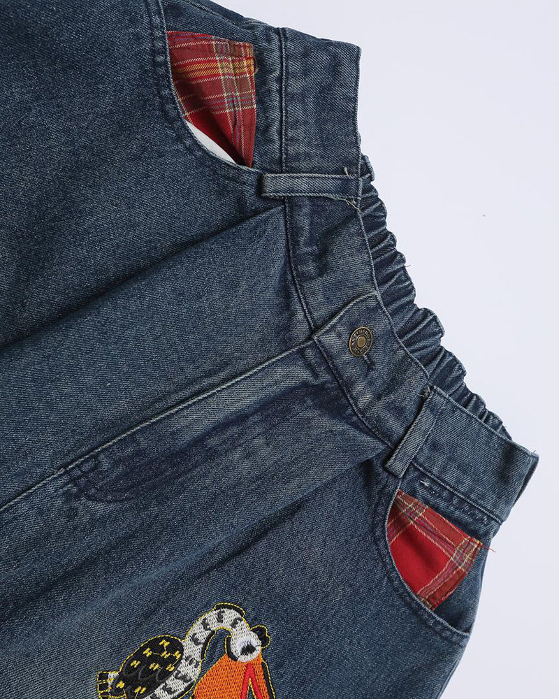 Fun embroidered jeans