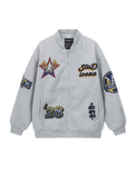 刺繍入りスポーツベースボールジャケット