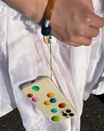 ミックスビーズネックレス