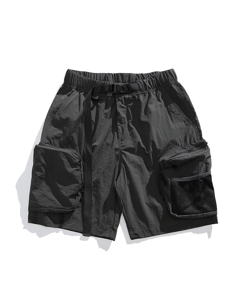 Outdoor quick-drying cargo shorts