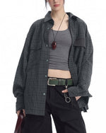 Vintage Plaid Long Sleeve Shirt