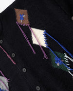 Retro colorblock thickened sweater