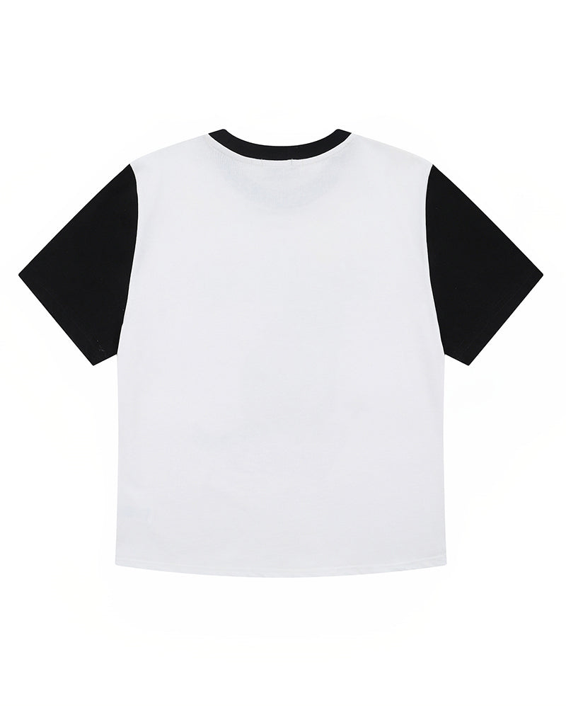 Simple design short sleeves