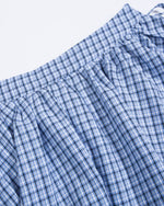 チェック柄ボウチュチュスカート