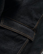 Airplane buckle casual denim jacket