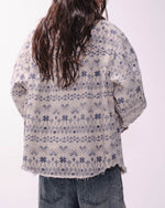 ウォッシュ加工の長袖シャツ