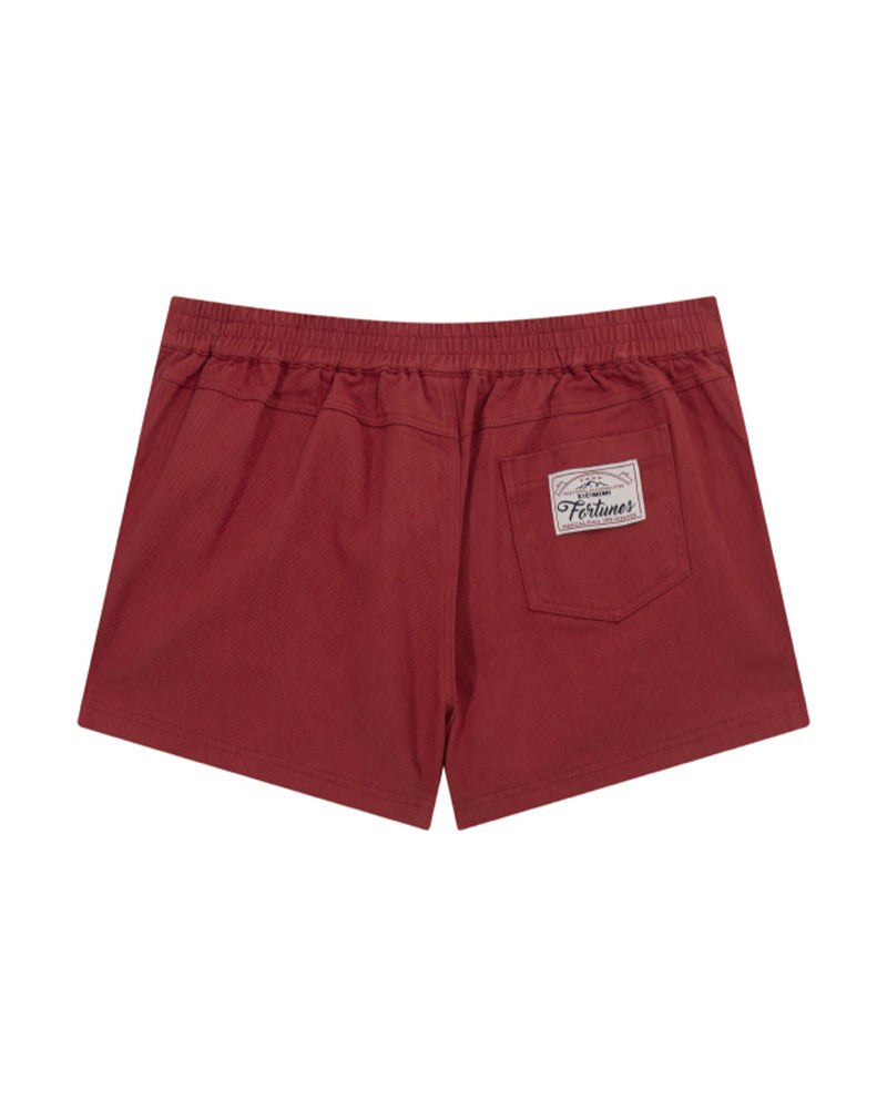 Retro simple casual shorts