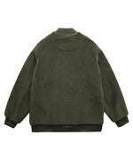 ラムウールの厚手コットンコート