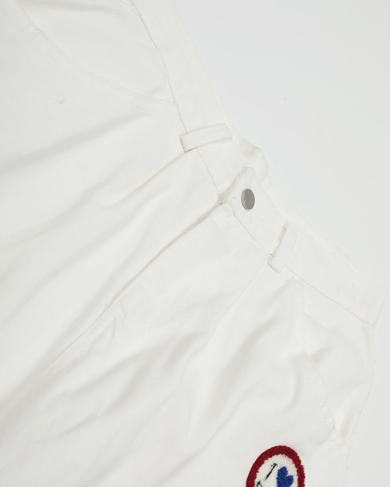 Cartoon pattern cropped shorts