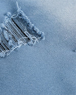 ダメージ加工のウォッシュジャケット