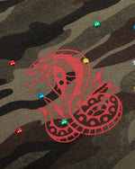 Retro simple camouflage short sleeve